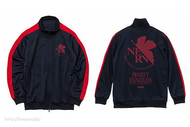 新世紀福音戰士 (加大)「NERV」深藍×紅 球衣 EVANGELION NERV Jersey /NAVY x RED-XL【Neon Genesis Evangelion】