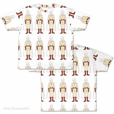一拳超人 (大碼)「埼玉」圖案 雙面 全彩 T-Shirt Saitama Pattern Design Double-sided Full Graphic T-Shirt /L【One-Punch Man】