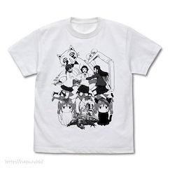 女高中生的虛度日常 (加大)「虛度日常每一天」白色 T-Shirt Joshi Kousei no Mudazukai T-Shirt /WHITE-XL【Wasteful Days of High School Girls】