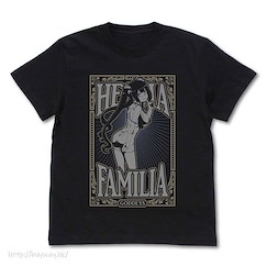 在地下城尋求邂逅是否搞錯了什麼 (大碼)「赫斯緹雅」黑色 T-Shirt Hestia T-Shirt /BLACK-L【Is It Wrong to Try to Pick Up Girls in a Dungeon?】