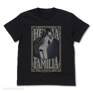 在地下城尋求邂逅是否搞錯了什麼 (加大)「赫斯緹雅」黑色 T-Shirt Hestia T-Shirt /BLACK-XL【Is It Wrong to Try to Pick Up Girls in a Dungeon?】