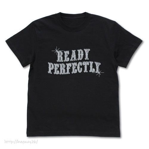 這個勇者明明超TUEEE卻過度謹慎 : 日版 (大碼)「Ready Perfectly」黑色 T-Shirt