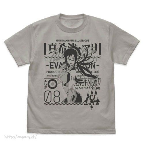 新世紀福音戰士 : 日版 (中碼)「真希波」淺灰 T-Shirt