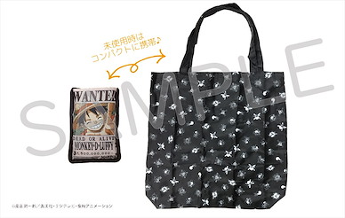 海賊王 「路飛」黑色 購物袋 Eco Bag Black【One Piece】