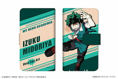我的英雄學院 「綠谷出久」140mm 筆記本型手機套 Diary Smartphone Case for Multi Size M 01 Midoriya Izuku【My Hero Academia】