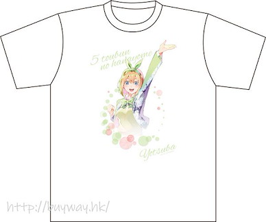 五等分的新娘 (大碼)「中野四葉」PALE TONE series 白色 T-Shirt PALE TONE series T-Shirt Yotsuba Nakano【The Quintessential Quintuplets】