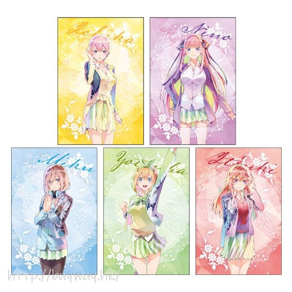 五等分的新娘 : 日版 PALE TONE series 明信片 Set (1 套 5 款)