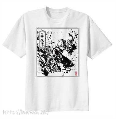 我的英雄學院 (均碼)「轟焦凍」水墨繪風格 女裝 T-Shirt Ink Wash Painting T-Shirt Ladies' Shoto Todoroki【My Hero Academia】