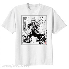 我的英雄學院 (均碼)「切島銳兒郎」水墨繪風格 女裝 T-Shirt Ink Wash Painting T-Shirt Ladies' Eijiro Kirishima【My Hero Academia】