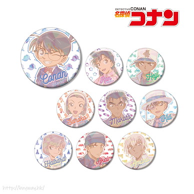 名偵探柯南 棱鏡面 收藏徽章 (9 個入) Prism Pattern Can Badge (9 Pieces)【Detective Conan】