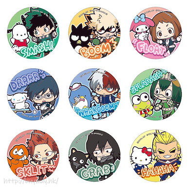 我的英雄學院 Sanrio Characters 收藏徽章 (9 個入) Sanrio Characters Can Badge (9 Pieces)【My Hero Academia】