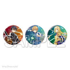 刀劍神域系列 : 日版 「桐谷和人 + 尤吉歐 + 愛麗絲」收藏徽章 (3 個入)