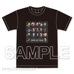 刀劍神域系列 : 日版 (加大) 像素風格圖案 黑色 T-Shirt