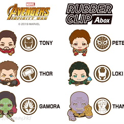 Marvel系列 橡膠夾 Box A (6 個入) Avengers: Infinity War Rubber Clip A Box (6 Pieces)【Marvel Series】