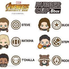 Marvel系列 橡膠夾 Box B (6 個入) Avengers: Infinity War Rubber Clip B Box (6 Pieces)【Marvel Series】
