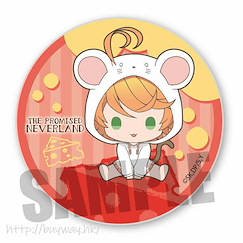 約定的夢幻島 : 日版 「艾瑪」白老鼠外套 收藏徽章