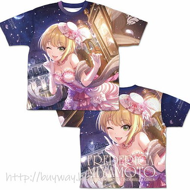偶像大師 灰姑娘女孩 (加大)「宮本·芙蕾德莉卡」雙面 全彩 T-Shirt Lumiere Etoile Frederica Miyamoto Double-sided Full Graphic T-Shirt /XL【THE IDOLM@STER Cinderella Girls】