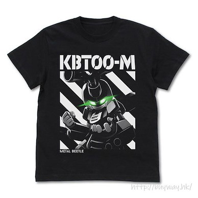 徽章戰士 (加大)「金屬甲蟲」黑色 T-Shirt Metal Beetle (Metabee) T-Shirt /BLACK-XL【Medabots】