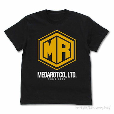 徽章戰士 (細碼)「MR」黑色 T-Shirt Medarot Company T-Shirt /BLACK-S【Medabots】