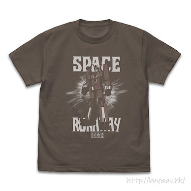 傳說巨神伊迪安 (細碼)「巨神伊迪安」暗黑 T-Shirt SPACE RUNAWAY IDEON T-Shirt /CHARCOAL-S【Space Runaway Ideon】