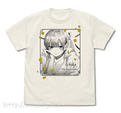 五等分的新娘 (大碼)「中野一花」香草白 T-Shirt Ichika Nakano T-Shirt /VANILLA WHITE-L【The Quintessential Quintuplets】