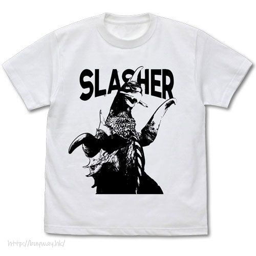 哥斯拉系列 : 日版 (中碼)「蓋剛」SLASHER 白色 T-Shirt