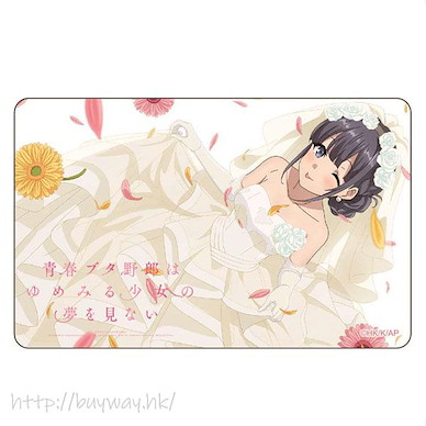青春豬頭少年系列 「牧之原翔子」婚紗 IC 咭貼紙 IC Card Sticker Shoko Makinohara Wedding【Rascal Does Not Dream of Bunny Girl Senpai】