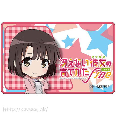 不起眼女主角培育法 「加藤惠」IC 咭貼紙 (チェック×星) IC Card Sticker Megumi Kato B (Checker x Star)【Saekano: How to Raise a Boring Girlfriend】