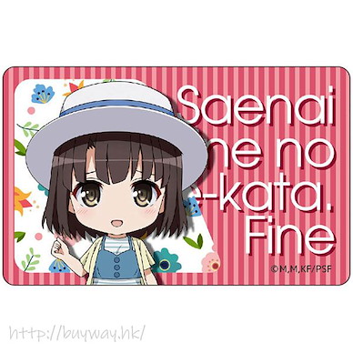 不起眼女主角培育法 「加藤惠」IC 咭貼紙 (花×條紋) IC Card Sticker Megumi Kato C (Flower x Stripe)【Saekano: How to Raise a Boring Girlfriend】