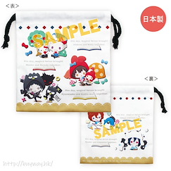 文豪 Stray Dogs 索繩小物袋 - 白色 Sanrio Characters Drawstring Bag White【Bungo Stray Dogs】