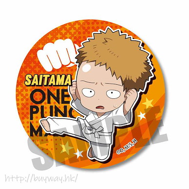一拳超人 「埼玉」柔道服 收藏徽章 Action Series Can Badge Saitama C【One-Punch Man】