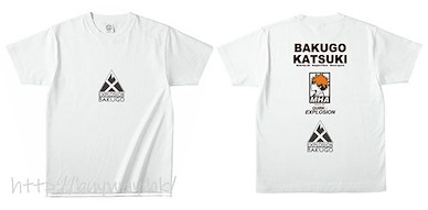 我的英雄學院 (細碼)「爆豪勝己」Festival 白色 T-Shirt Festival T-Shirt Bakugo Katsuki (S Size)【My Hero Academia】