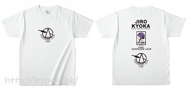 我的英雄學院 (細碼)「耳郎響香」Festival 白色 T-Shirt Festival T-Shirt Jiro Kyoka (S Size)【My Hero Academia】