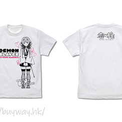 鬼滅之刃 (大碼)「甘露寺蜜璃」戀柱 白色 T-Shirt Love Pillar Mitsuri Kanroji T-Shirt /WHITE-L【Demon Slayer: Kimetsu no Yaiba】