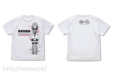 鬼滅之刃 (加大)「甘露寺蜜璃」戀柱 白色 T-Shirt Love Pillar Mitsuri Kanroji T-Shirt /WHITE-XL【Demon Slayer: Kimetsu no Yaiba】