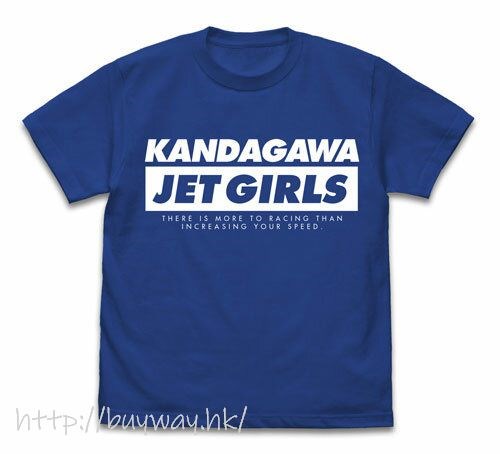 神田川JET GIRLS : 日版 (加大)「KANDAGAWA JET GIRLS」寶藍色 T-Shirt