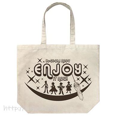 遊戲王 系列 「榊遊矢」米白 大容量 手提袋 Large Tote Bag /NATURAL【Yu-Gi-Oh!】
