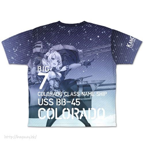 艦隊 Collection -艦Colle- : 日版 (中碼)「科羅拉多」雙面 全彩 T-Shirt