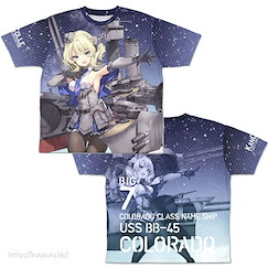 艦隊 Collection -艦Colle- : 日版 (加大)「科羅拉多」雙面 全彩 T-Shirt
