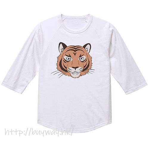 貓狗寵物街 : 日版 (加大)「木曾小虎」七分袖 白色 T-Shirt