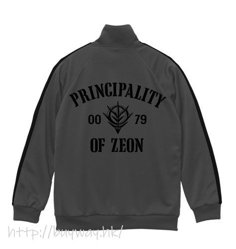 機動戰士高達系列 : 日版 (大碼)「Principality of Zeon」暗灰×黑 球衣