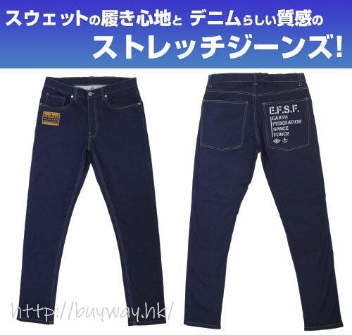 機動戰士高達系列 : 日版 (中碼)「地球聯邦軍」彈性牛仔褲