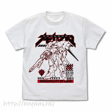 機動戰士高達系列 (細碼)「加貝拉」白色 T-Shirt Gerbera Tetra T-Shirt /WHITE-S【Mobile Suit Gundam Series】