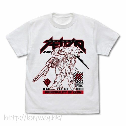 機動戰士高達系列 : 日版 (加大)「加貝拉」白色 T-Shirt