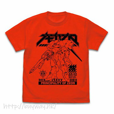 機動戰士高達系列 (細碼)「加貝拉」鮮紅 T-Shirt Gerbera Tetra T-Shirt /HIGH RED-S【Mobile Suit Gundam Series】