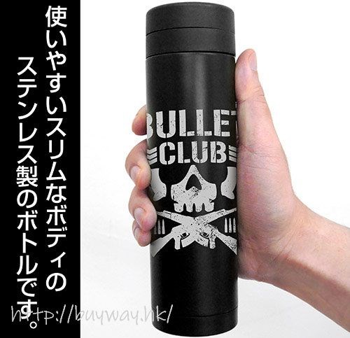 新日本職業摔角 : 日版 「BULLET CLUB」黑色 保溫瓶