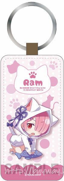 Re：從零開始的異世界生活 「拉姆」貓耳連衣裙 皮革匙扣 Leather Keychain Ram Cat Ears One-piece Dress ver.【Re:Zero】