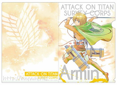 進擊的巨人 「阿爾敏」Pale Tone Series 文件套 PALE TONE series Clear File Armin【Attack on Titan】
