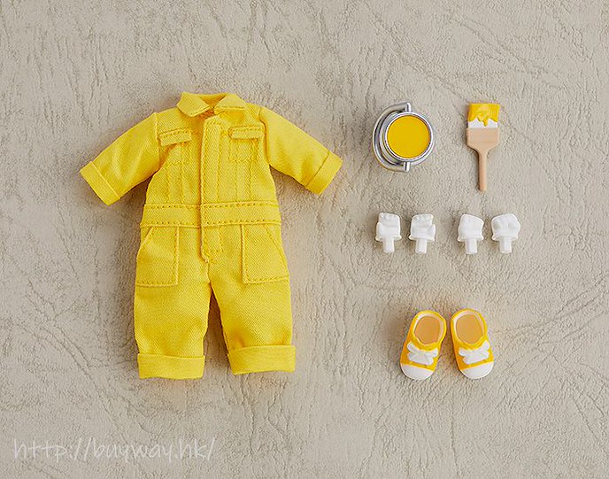 日版 黏土娃 服裝套組 黃色工作服