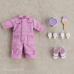 未分類 : 日版 黏土娃 服裝套組 紫色工作服